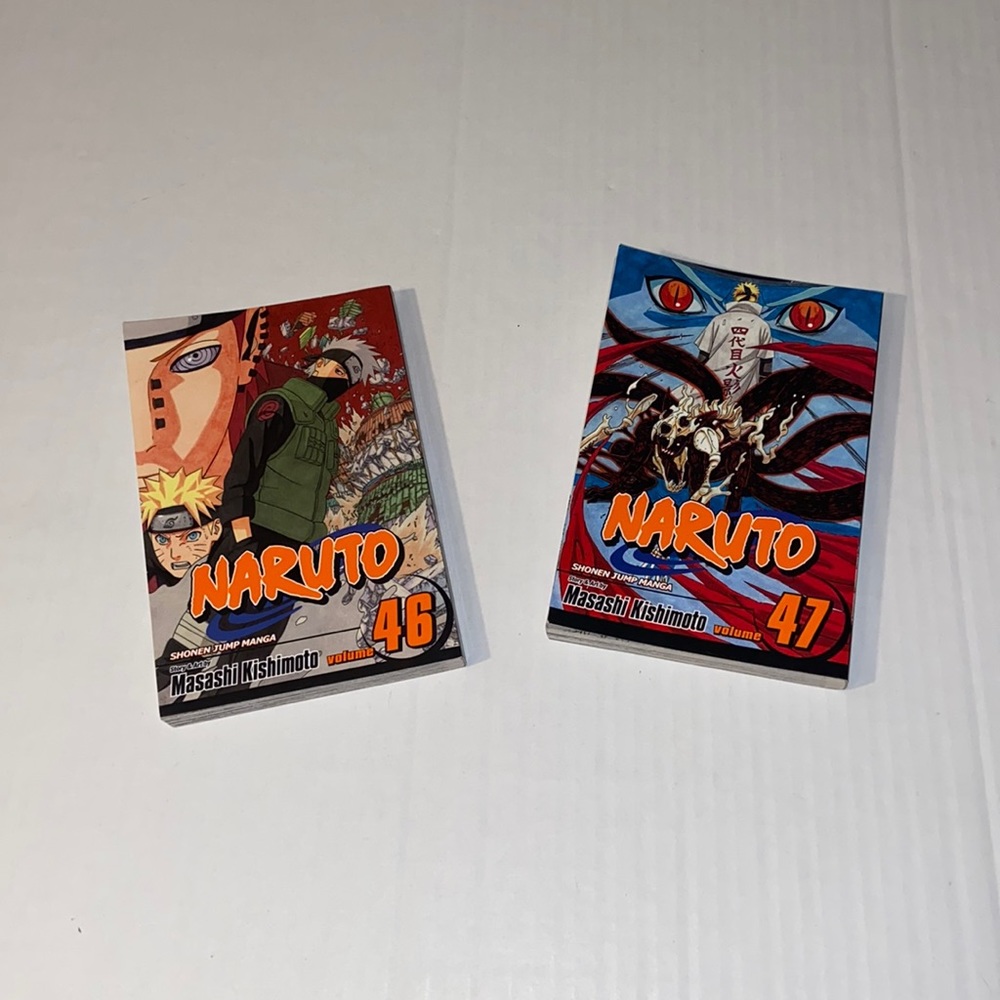 Shonen Jump Manga Books Naruto Volumes 46 And 47